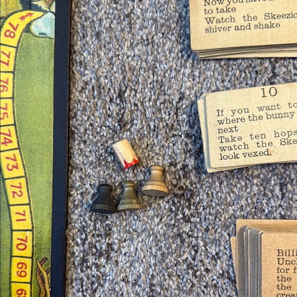 1916 Milton Bradley vintage/antique Uncle Wiggly Game - Howard R. Garis author - Picture 7 of 9